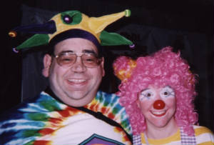 Kiddo, the clown and her other half, Jerry