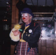 Rowdy, the Clown, of the Happy Valley Clowns